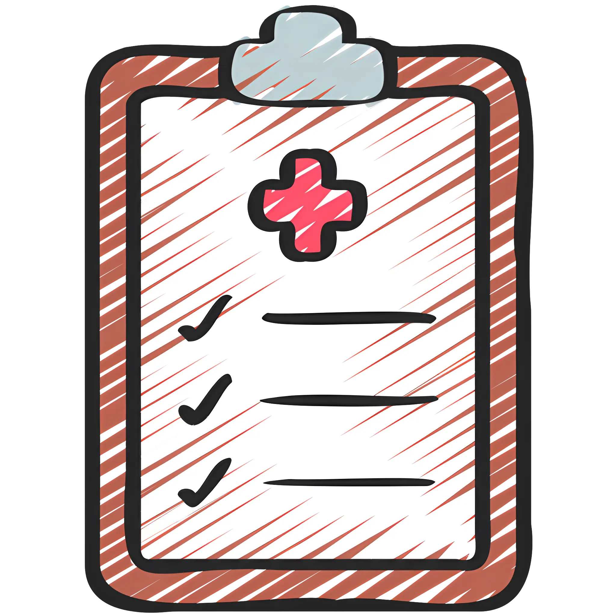 Medical Checklist on Clipboard