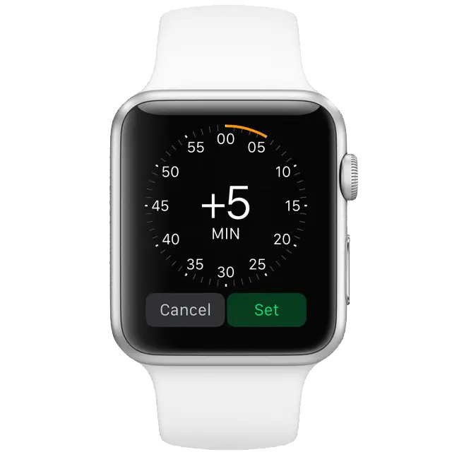 Smartwatch Timer Display