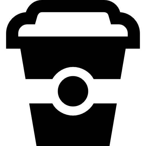 Minimalist Coffee Cup Icon