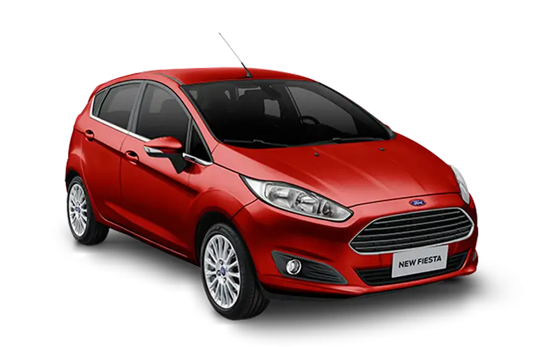 Sleek Red Hatchback Car Design