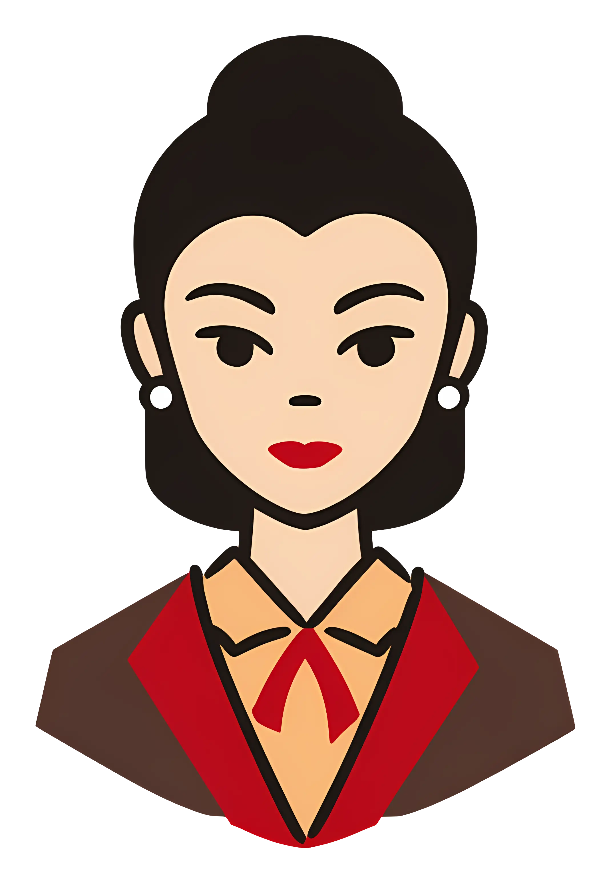 Businesswoman Cartoon Illustration