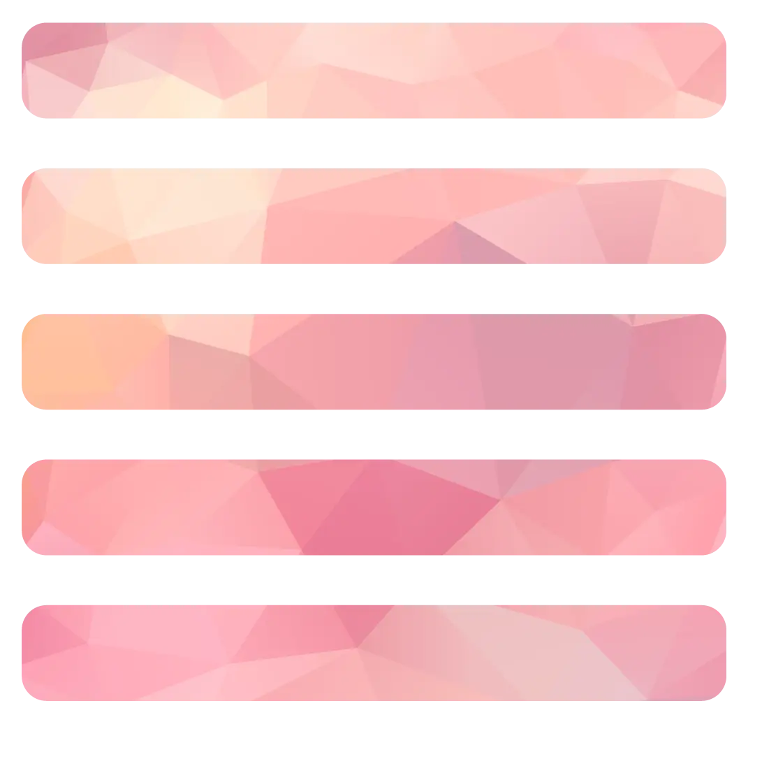 Pink Geometric Gradient Banners