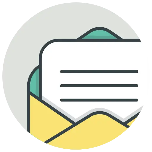 Envelope Containing a Letter Design