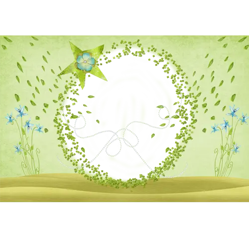 Green Decorative Frame