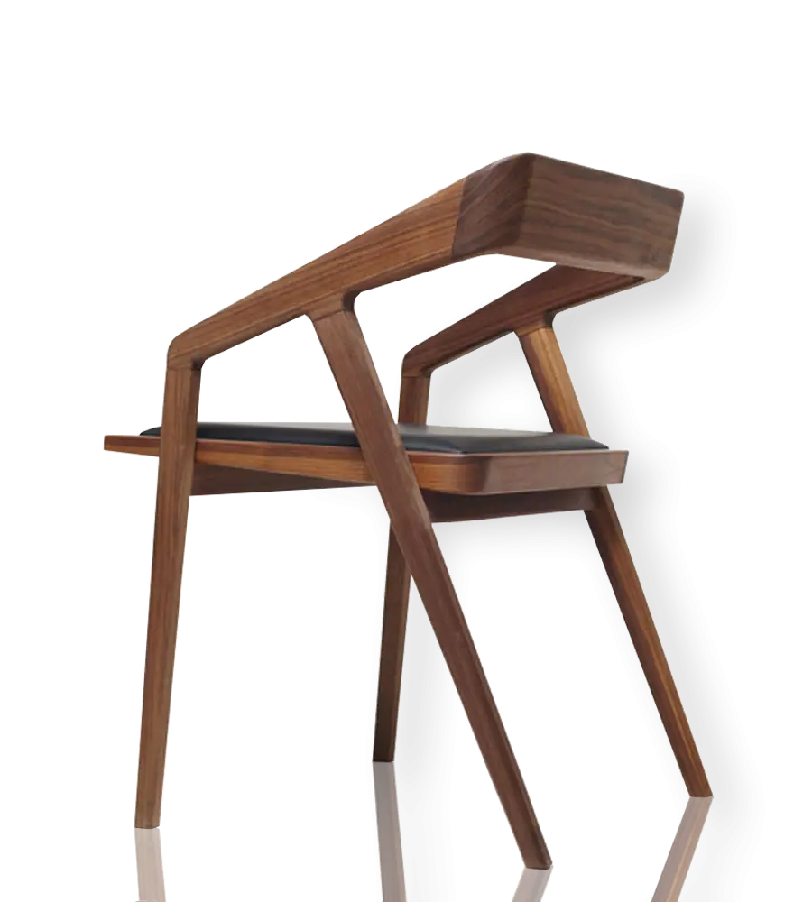 Modern Wooden Chair with Elegant Design