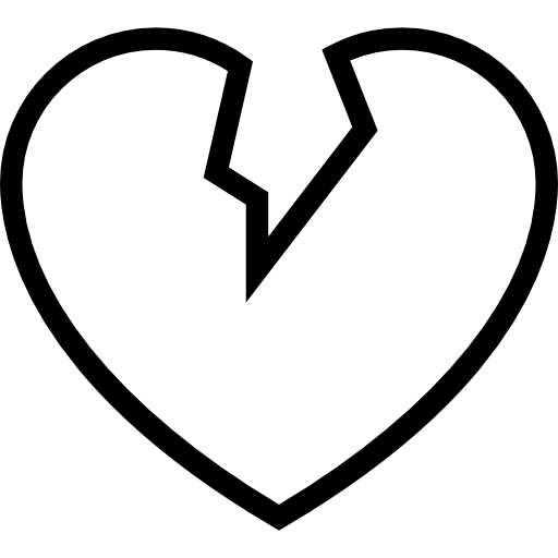 Simple Outline of a Broken Heart