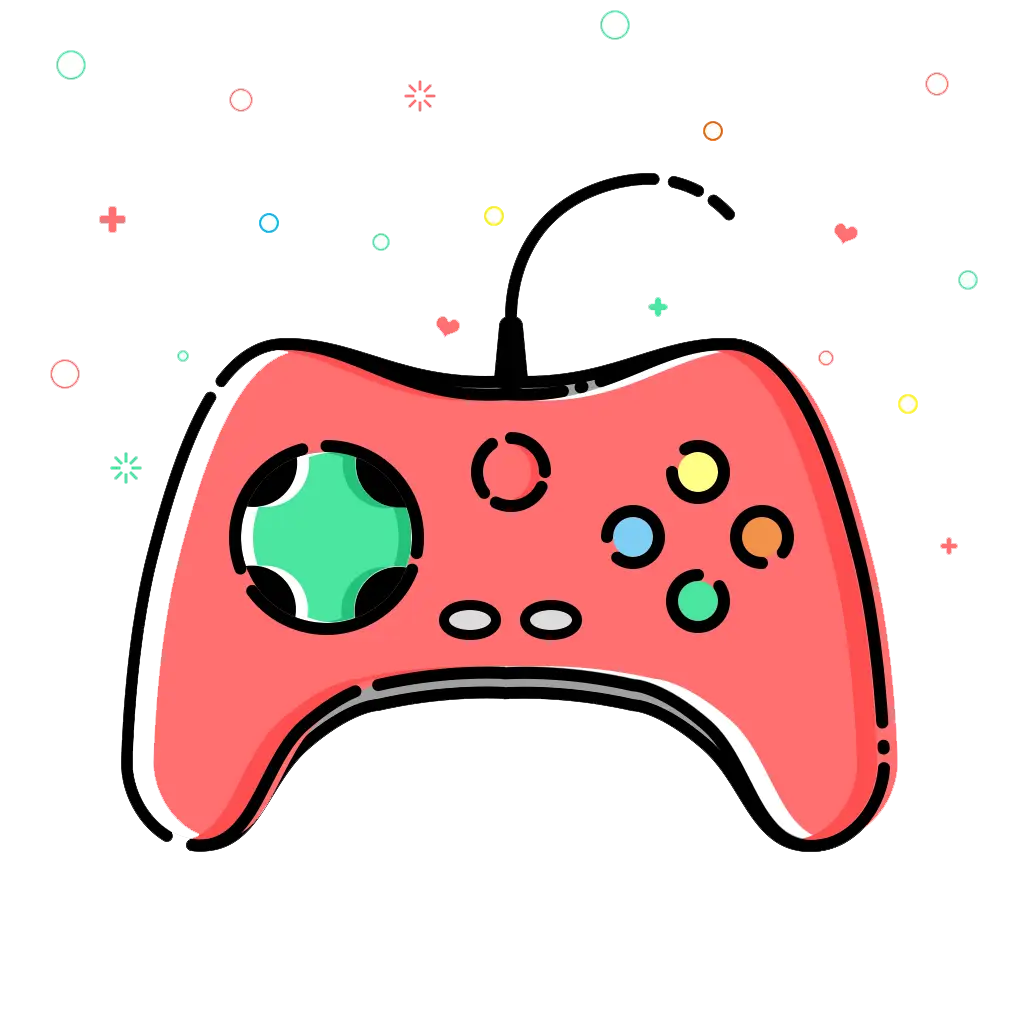 Red Game Controller