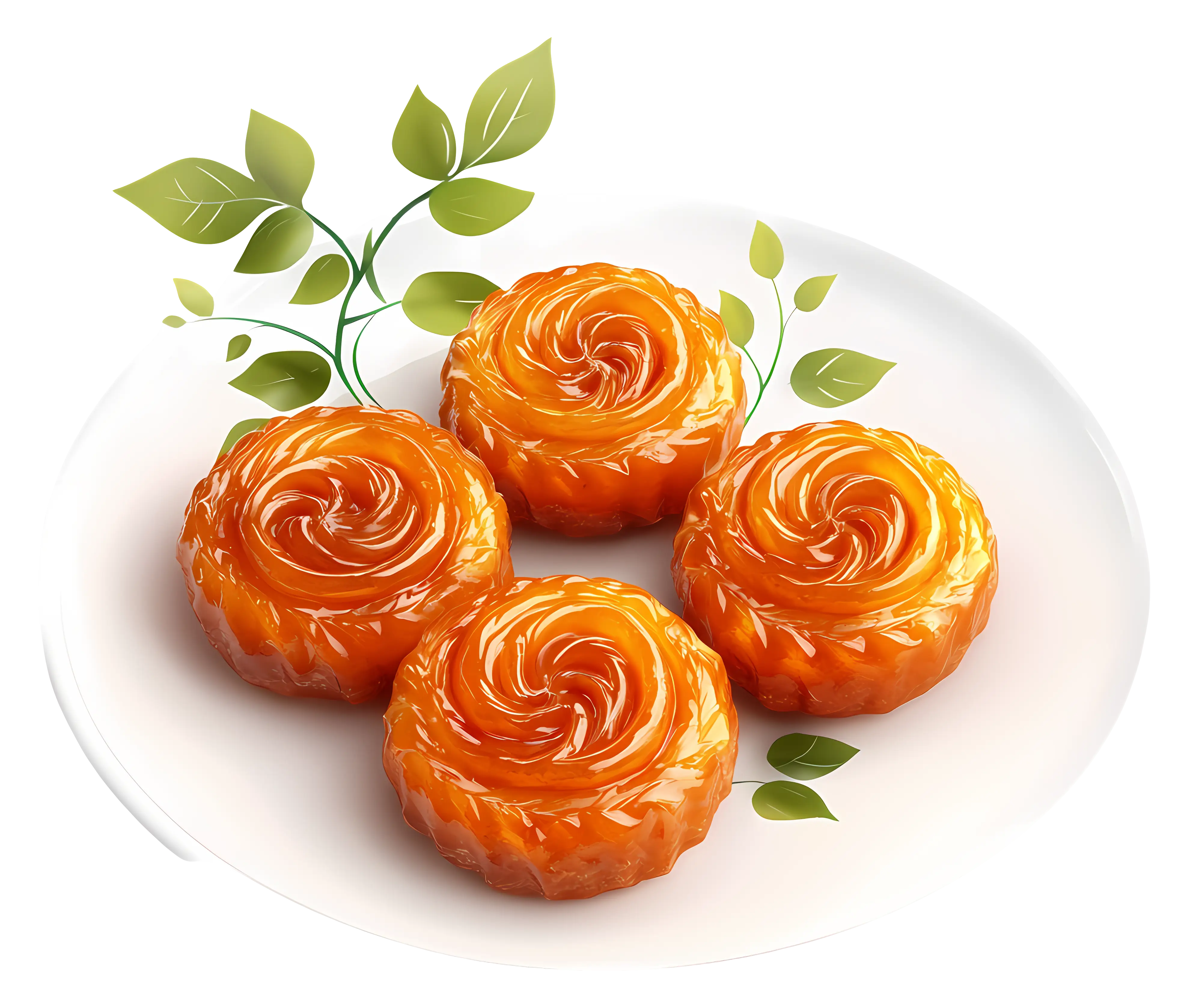 Caramel Sweet Pastries