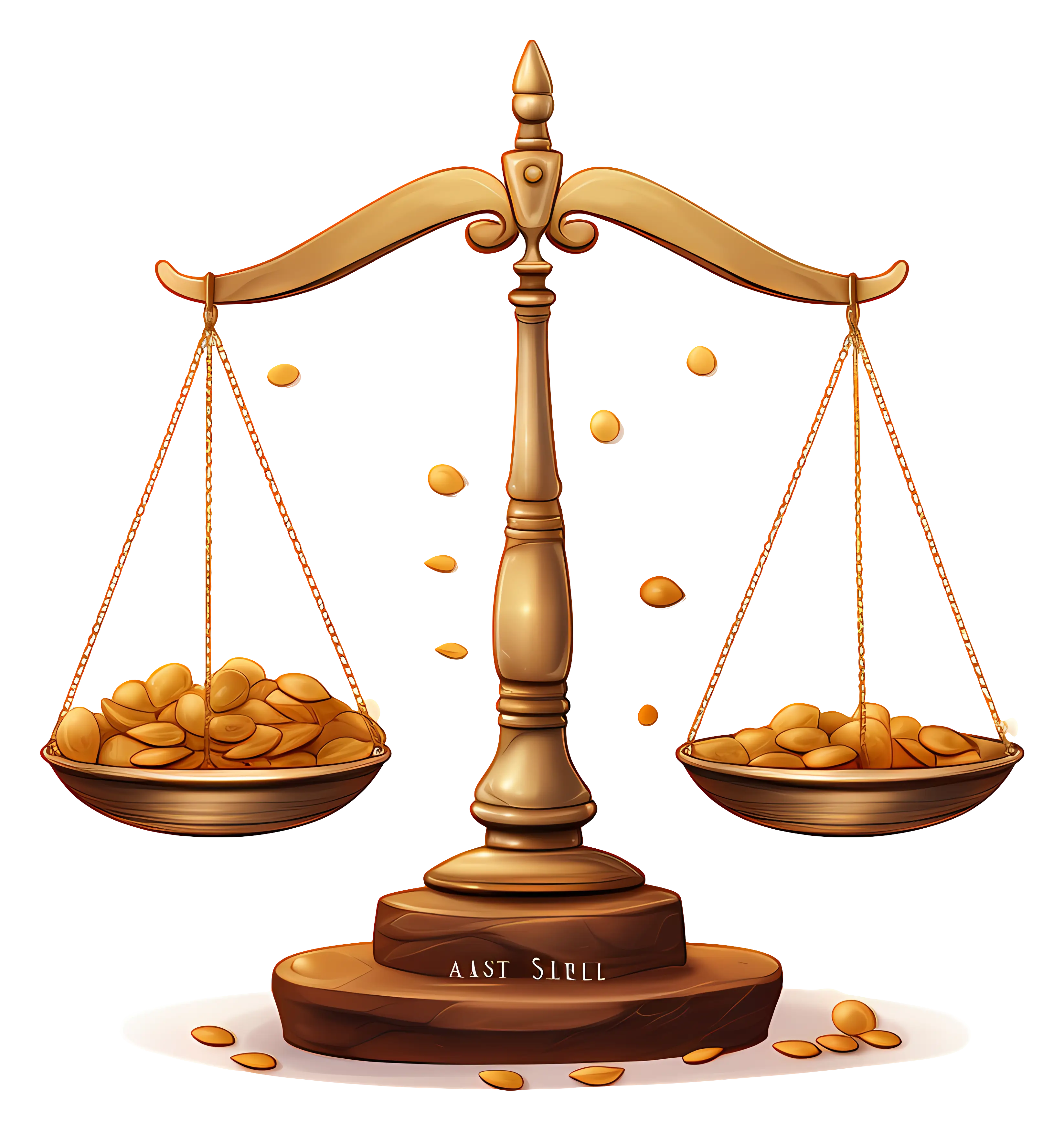 Golden Balance Scale Symbolizing Fairness