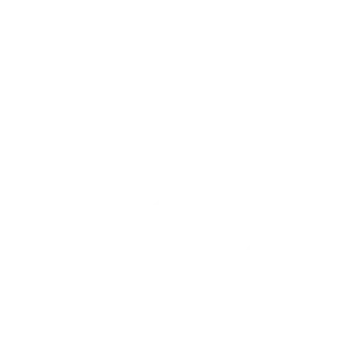Interconnected White Gear Icon Illustration