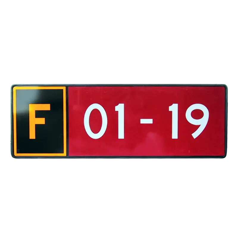 Red and Black Vehicle License Plate
