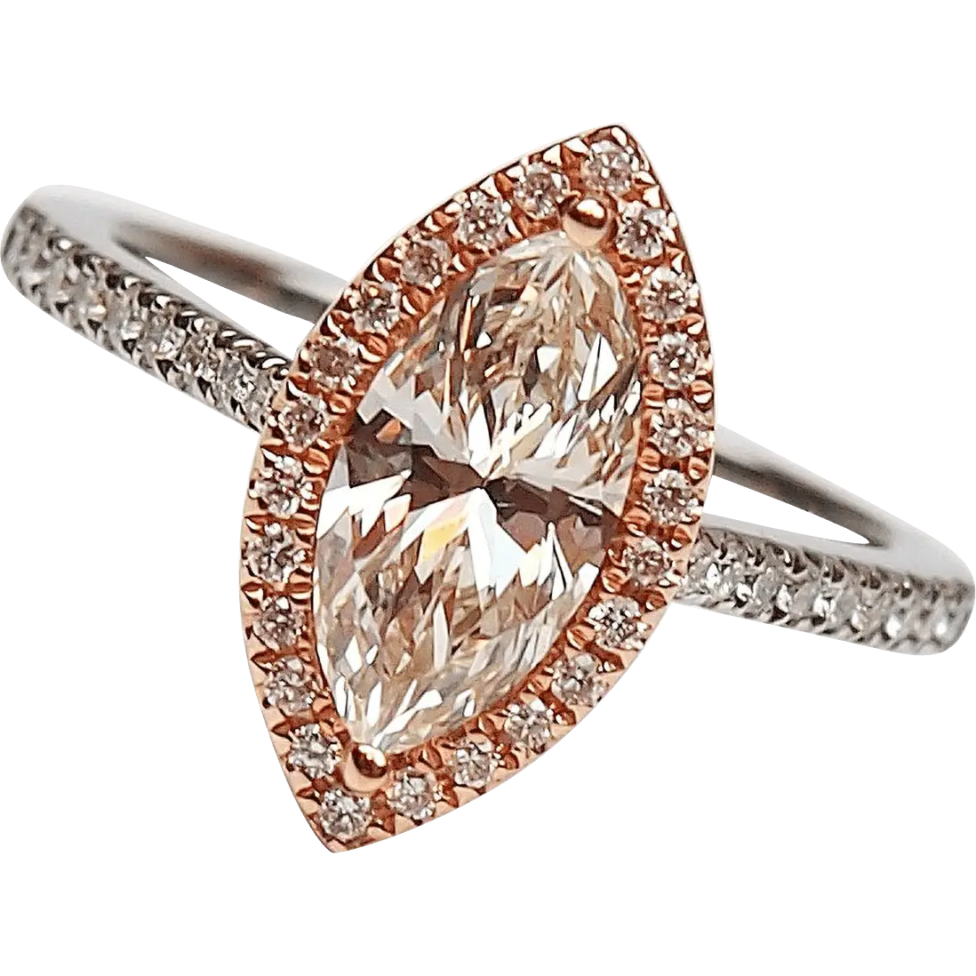 Elegant Marquise Cut Diamond Ring