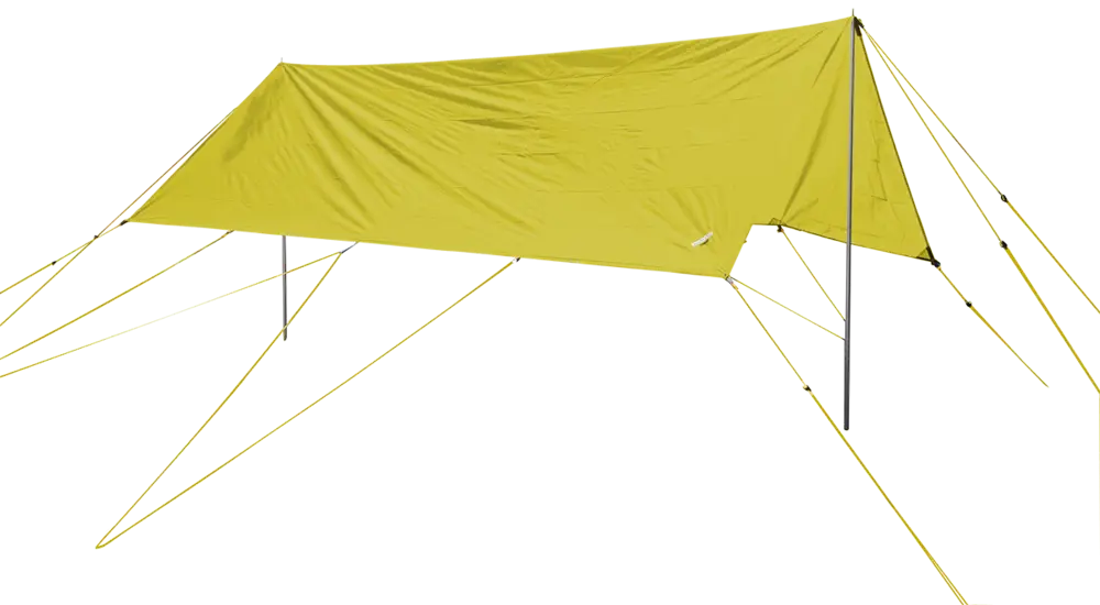 Yellow Camping Tarp for Outdoor Adventures