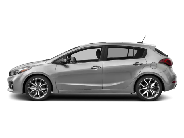 Silver Hatchback Car Side View