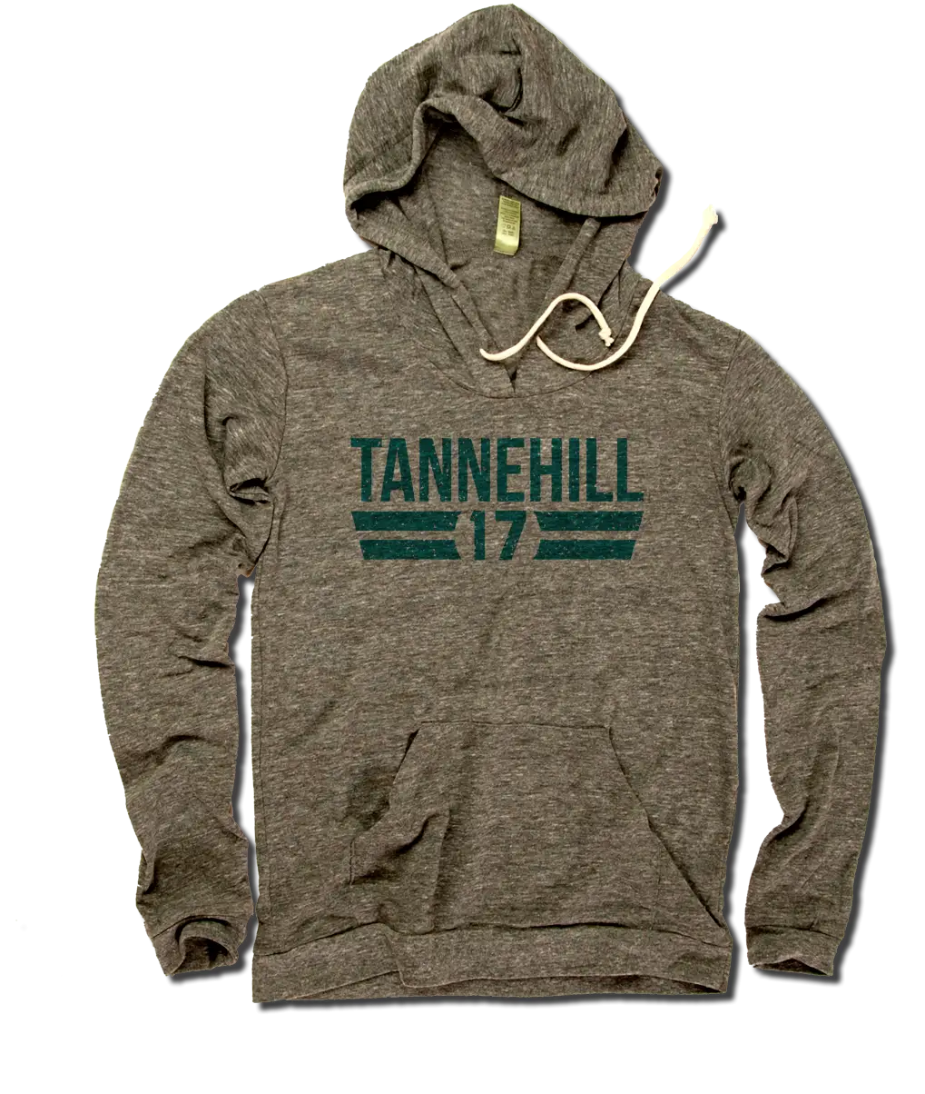 Gray Hoodie with Text