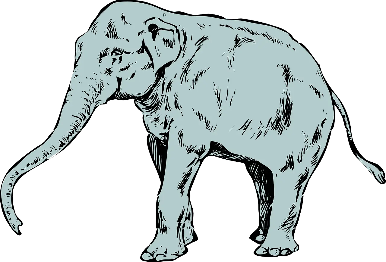 Sketch of an Elegant Elephant