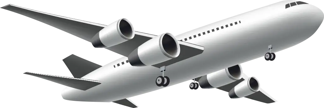 Illustration of a Flying Airplane