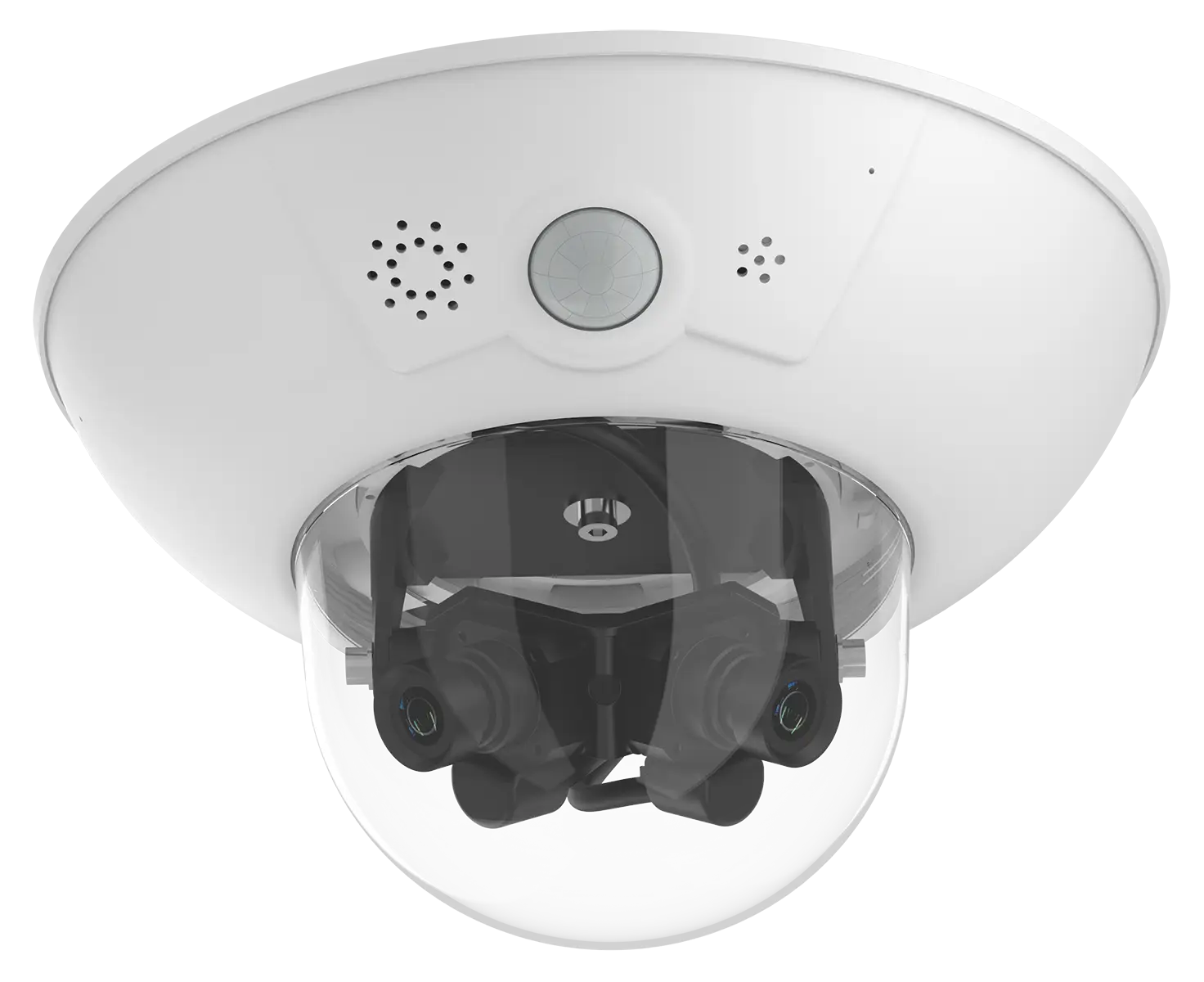 Modern Dome Surveillance Camera