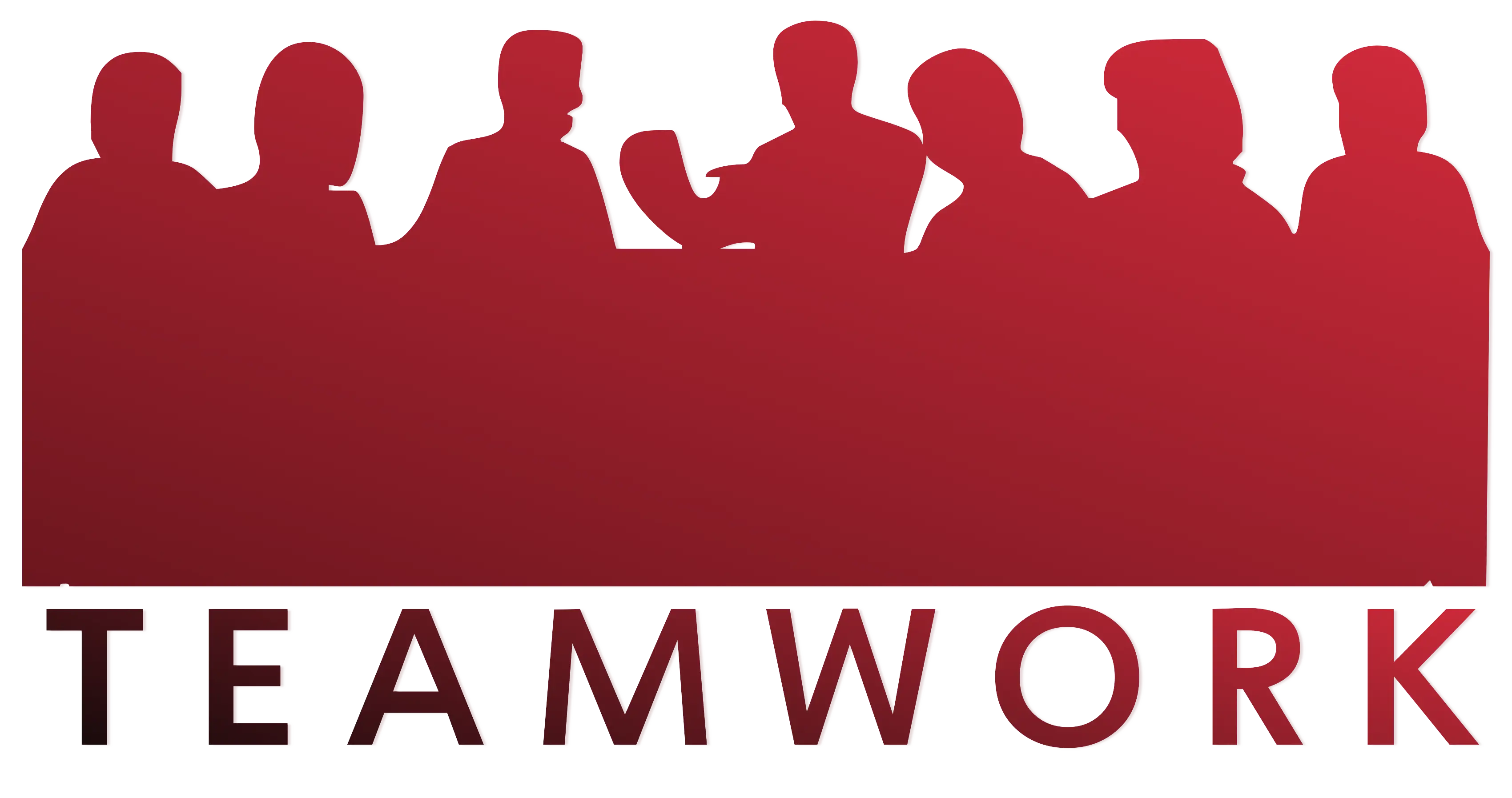 Teamwork Silhouette Illustration