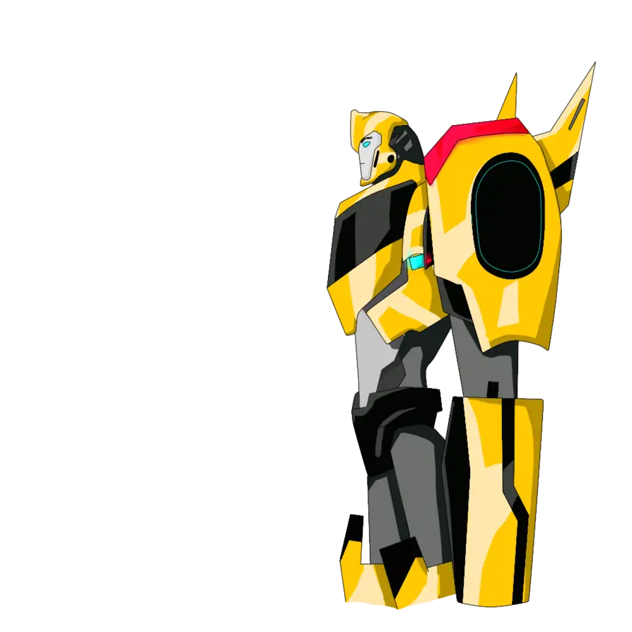 Yellow and Black Robot