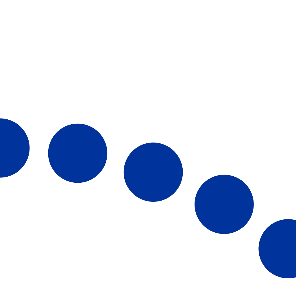 Diagonal Blue Dots Pattern