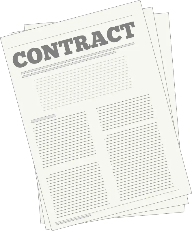 Illustration of Contract Document