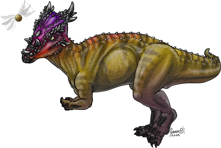 Colorful Prehistoric Dinosaur