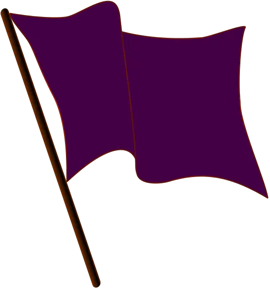 Waving Purple Flag