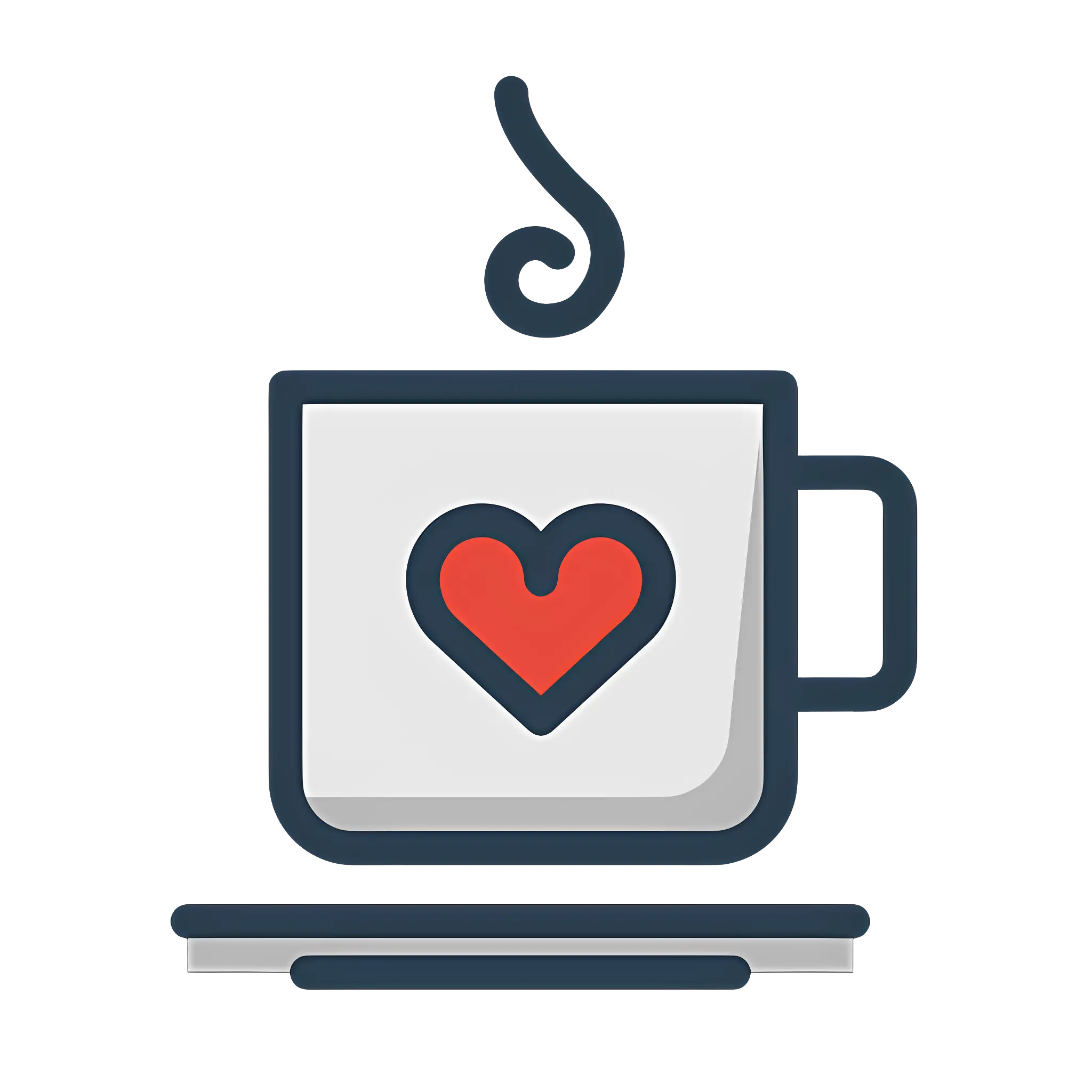Cup with Heart Design