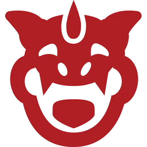 Red Cartoon Mask