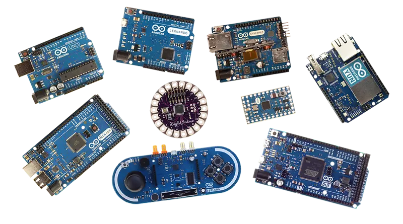 Various Arduino Electronic Boards for Projects