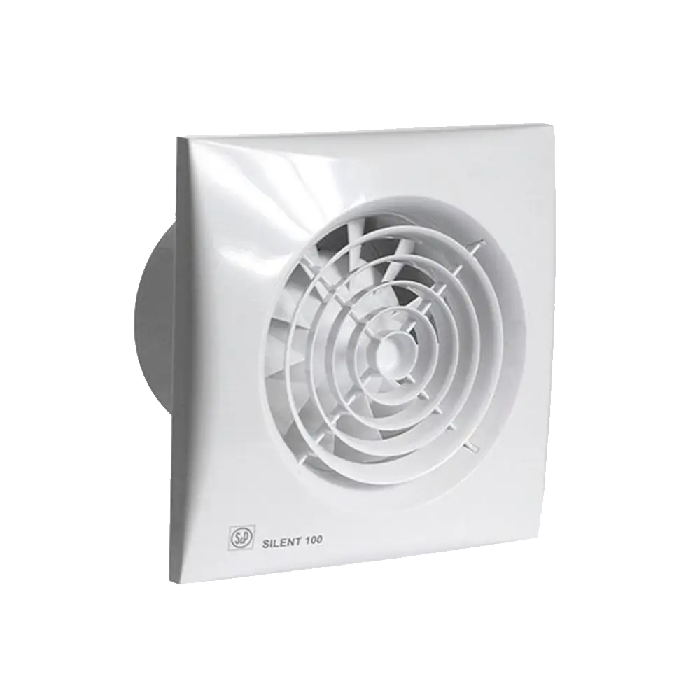 White Exhaust Fan for Ventilation Systems