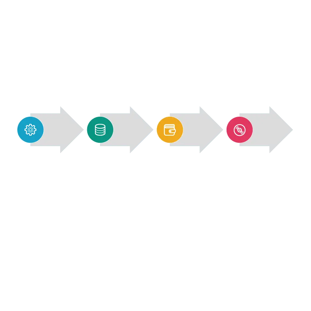Process Flow Diagram with Icons