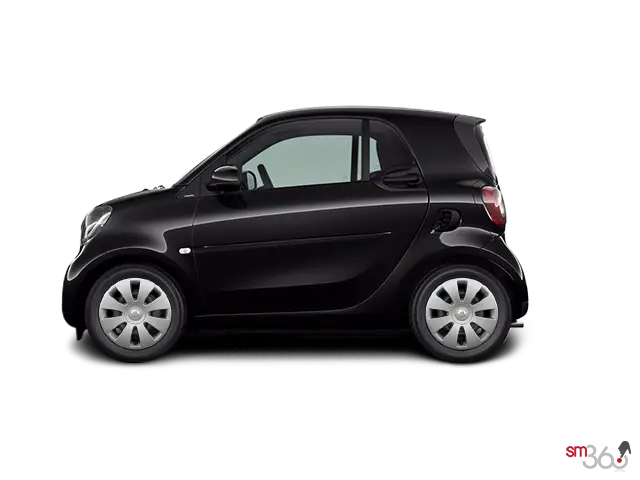 Black Compact Smart Car for Urban Transport