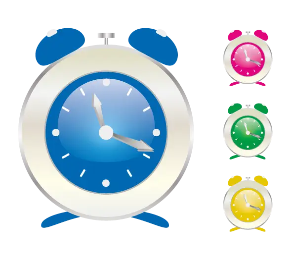 Colorful Alarm Clocks