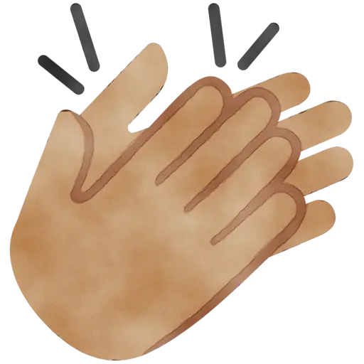Clapping Hands Illustration for Celebratory Themes