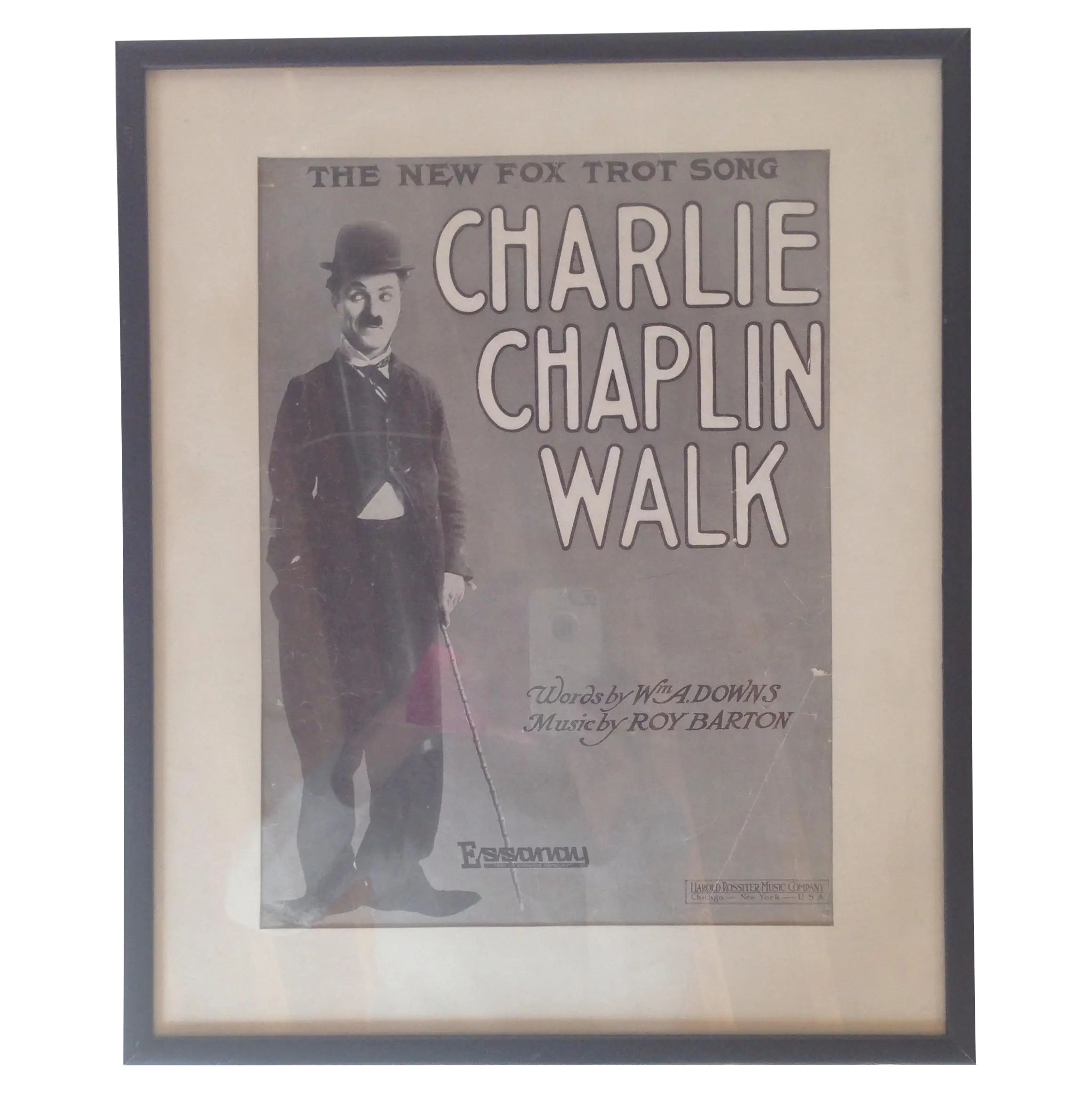 Vintage Charlie Chaplin Walk Poster
