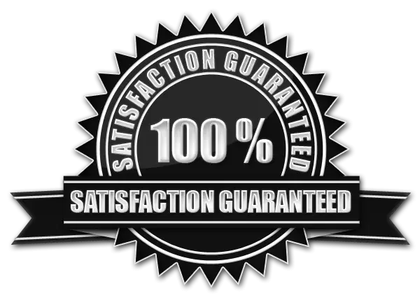 100% Satisfaction Guaranteed Seal