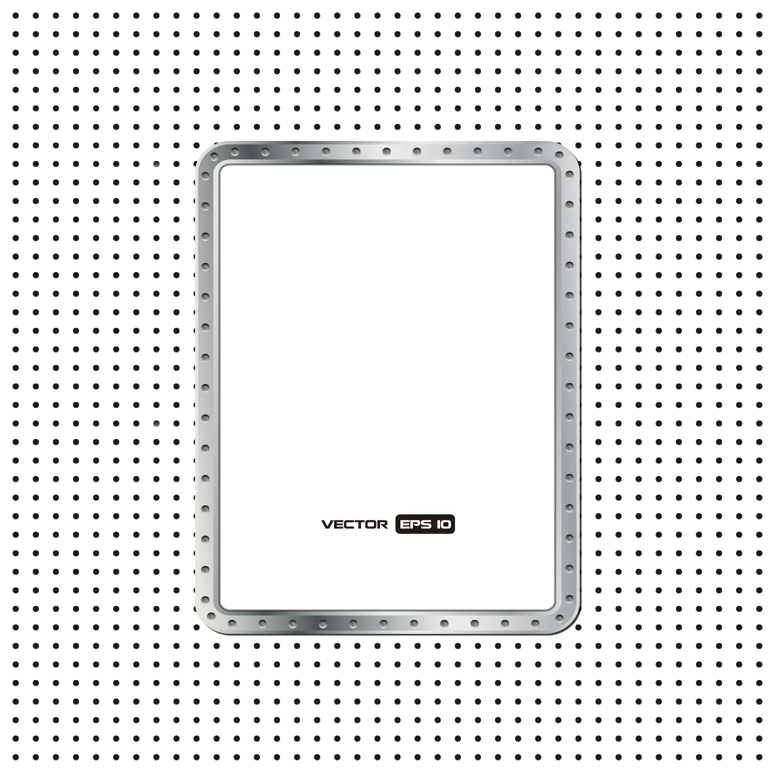 Metal Dotted Frame