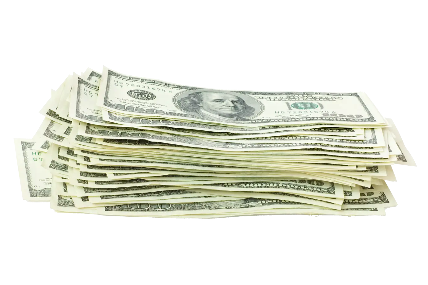 Stack of Dollar Bills