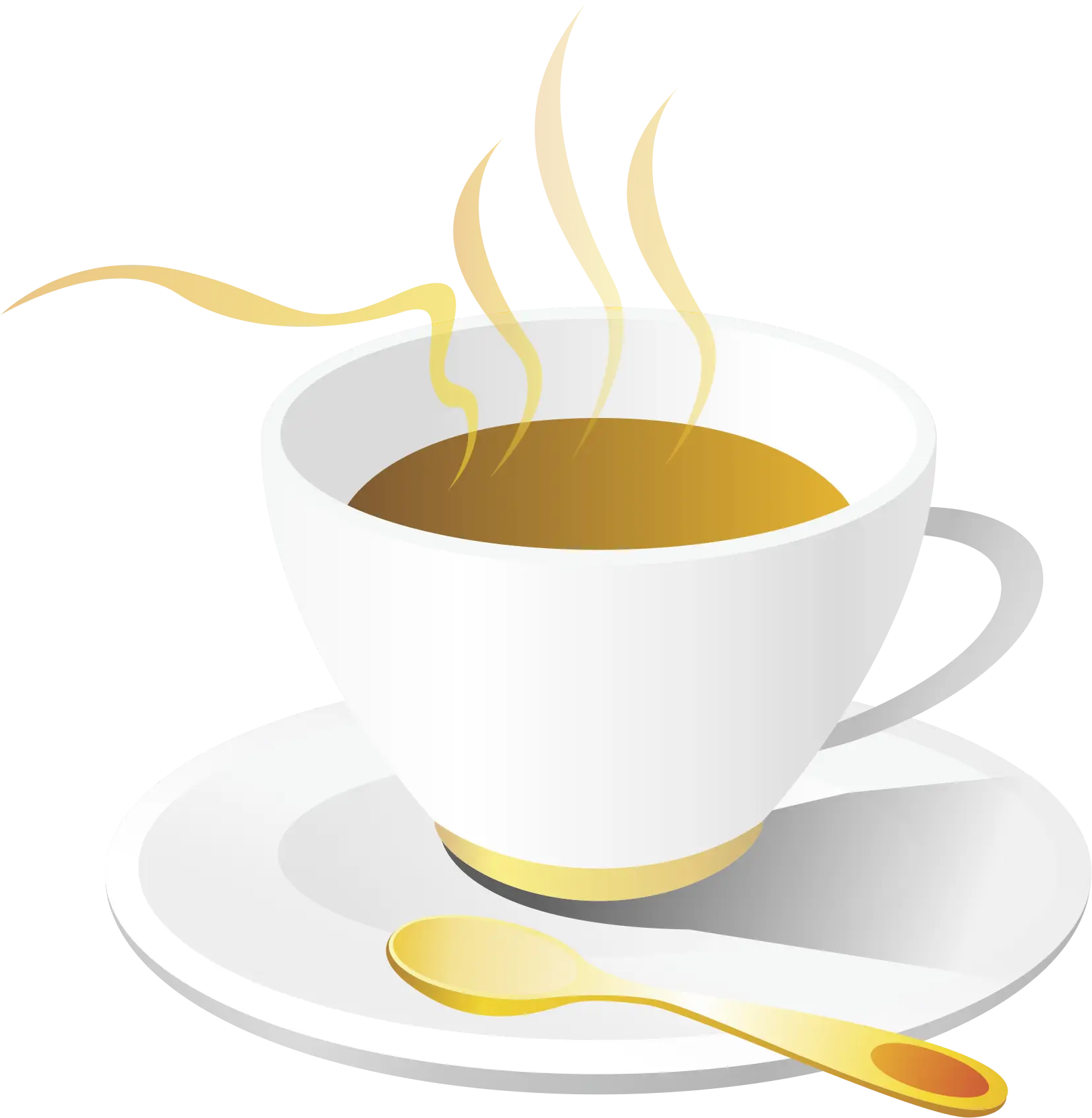 Cup of Hot Coffee Illustration