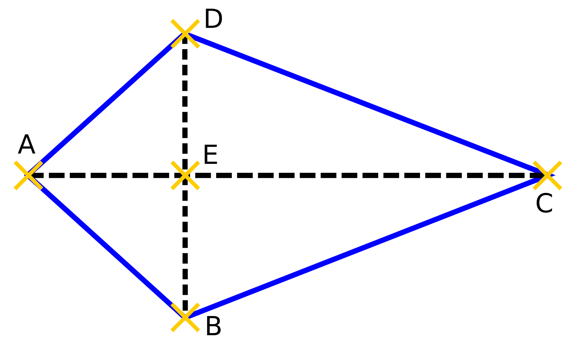 Geometrical Shape with Connected Lines and Points