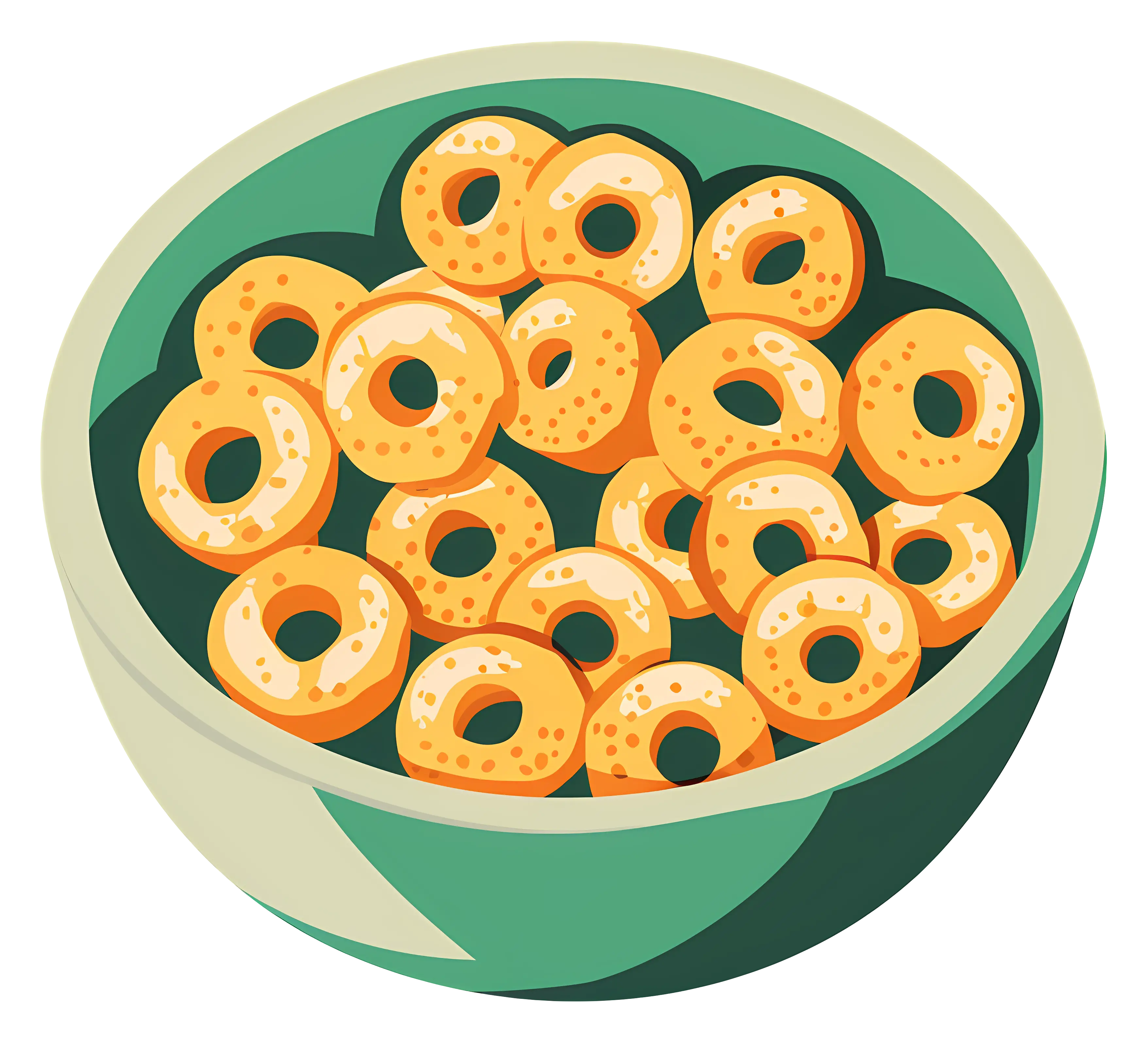 Bowl of Crunchy Cereal