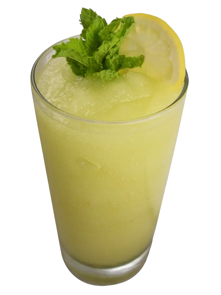 Refreshing Lemon Slush with Mint