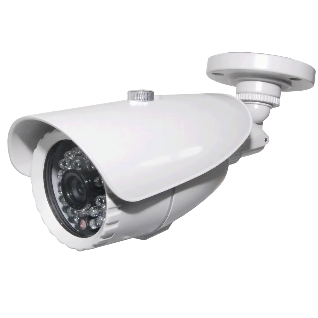 White CCTV Security Camera Illustration