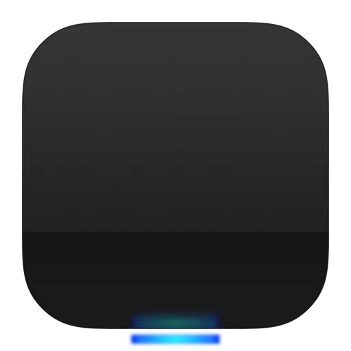 Black Compact Square Speaker with Minimal Design