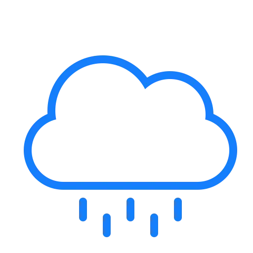 Rain Cloud Weather Icon