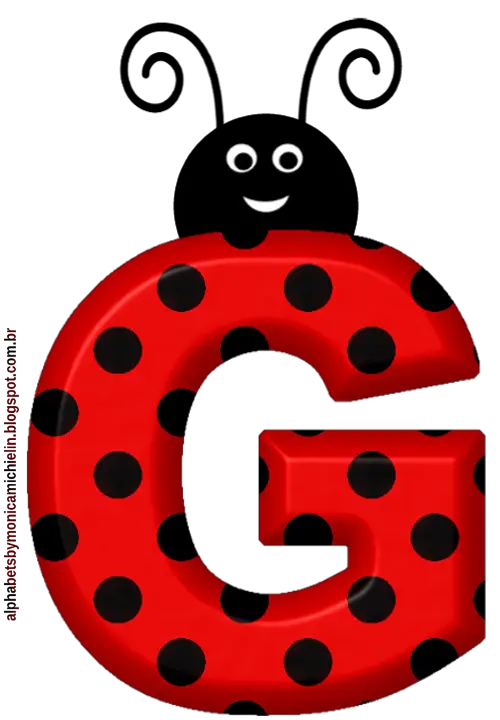 Ladybug Letter G