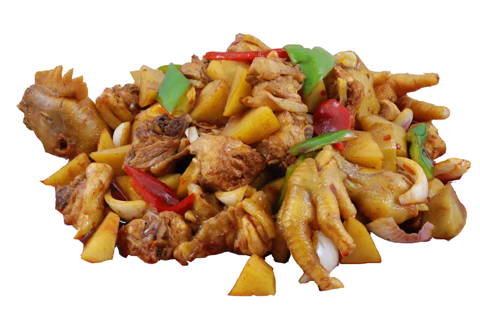 Cooked Chicken Dish with Vegetables