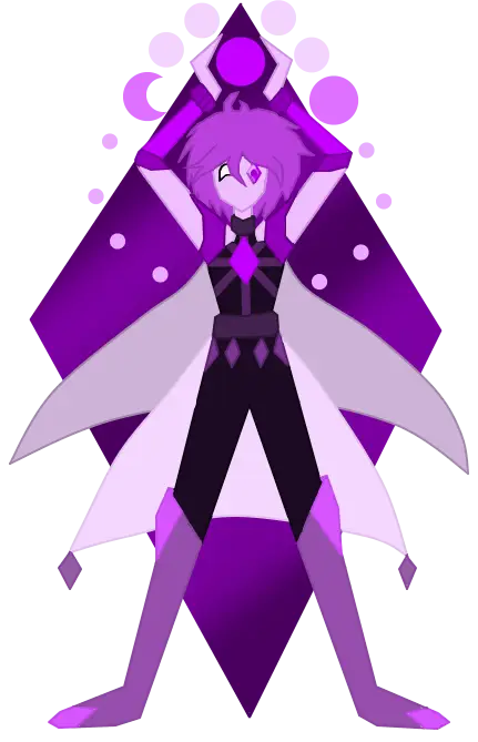 Purple Fantasy Character